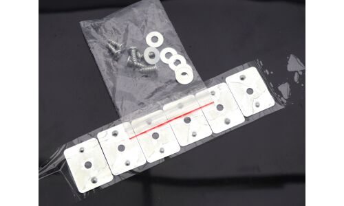 Брызговики универсальные Baik's Mud Guard, большие, для внедорожников и грузовиков, 590x350мм, с крепежом, чёрные, 2 шт