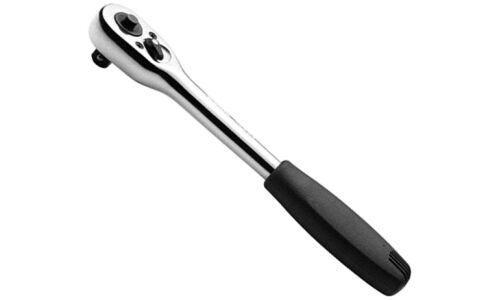 Ключ трещоточный SATA, с квадратом 3/8", длина 203мм, с фиксатором, арт. 12902/12972