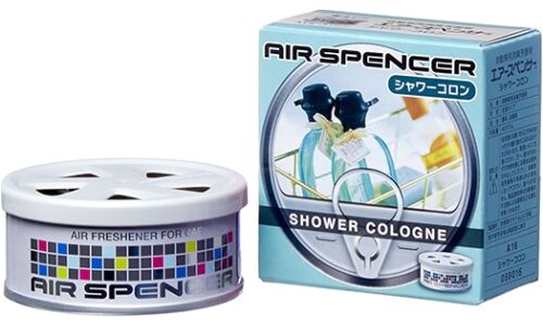 Ароматизатор на торпедо Eikosha Spirit Refill Shower Cologne (Кельнский дождь), меловой, баночка 40г, арт. A-16