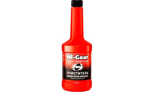 Очиститель инжекторов Hi-Gear Synthetic Fuel Injector Repair & Clean, синтетический, присадка в бензин, бутылка 473мл, арт. HG3222