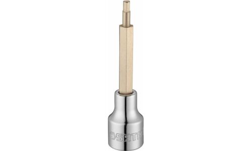 Насадка торцевая SATA, длинная, под квадрат 1/2", со вставкой HEX10, арт. 25206