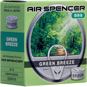 Ароматизатор на торпедо Eikosha Spirit Refill Green Breeze (Зеленый бриз), меловой, баночка 40г, арт. A-15