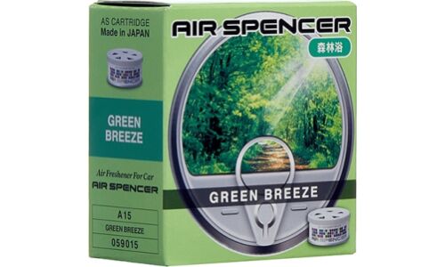 Ароматизатор на торпедо Eikosha Spirit Refill Green Breeze (Зеленый бриз), меловой, баночка 40г, арт. A-15