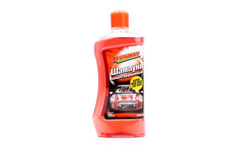 Автошампунь Runway Super High Suds Car Wash, для ручной мойки, концентрат, c ароматом вишни, бутылка 500мл, арт. RW5053