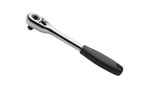 Ключ трещоточный SATA, с квадратом 1/4", длина 147мм, с фиксатором, арт. 11902/11906