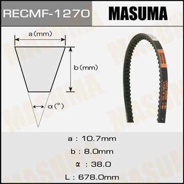 

Ремень клиновидный "Masuma" рк.1270