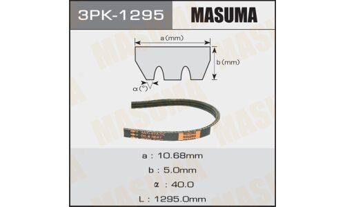 Ремень ручейковый "Masuma" 3PK-1295
