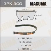 Ремень ручейковый Masuma 3PK- 900