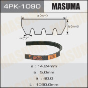 Ремень ручейковый Masuma 4PK-1090