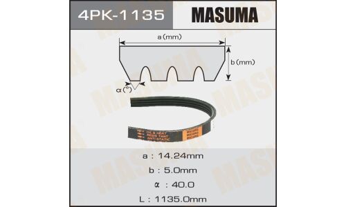 Ремень ручейковый "Masuma" 4PK-1135