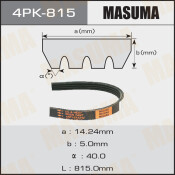 Ремень ручейковый Masuma 4PK- 815