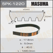 Ремень ручейковый Masuma 5PK-1220