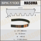 Ремень ручейковый Masuma 6PK-1100