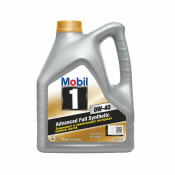 Масло моторное Mobil 1 Advanced 0w40 синтетическое, SN/CF, ACEA A3/B3/B4, универсальное, 4л, арт. 153692