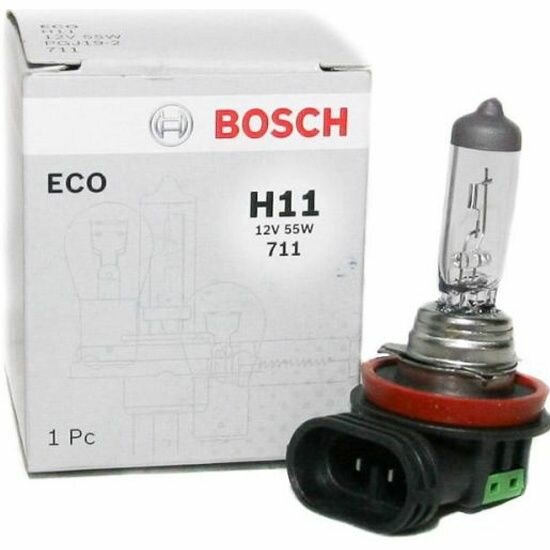 

Лампа галогенная Bosch ECO H11 (PGJ19-2, T11), 12В, 5Вт, 1 шт, арт. 1 987 302 806