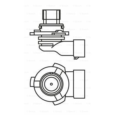

Лампа галогенная Bosch ECO HB3(9005) (P20d, T12), 12В, 60Вт, 1 шт, арт. 1 987 302 807
