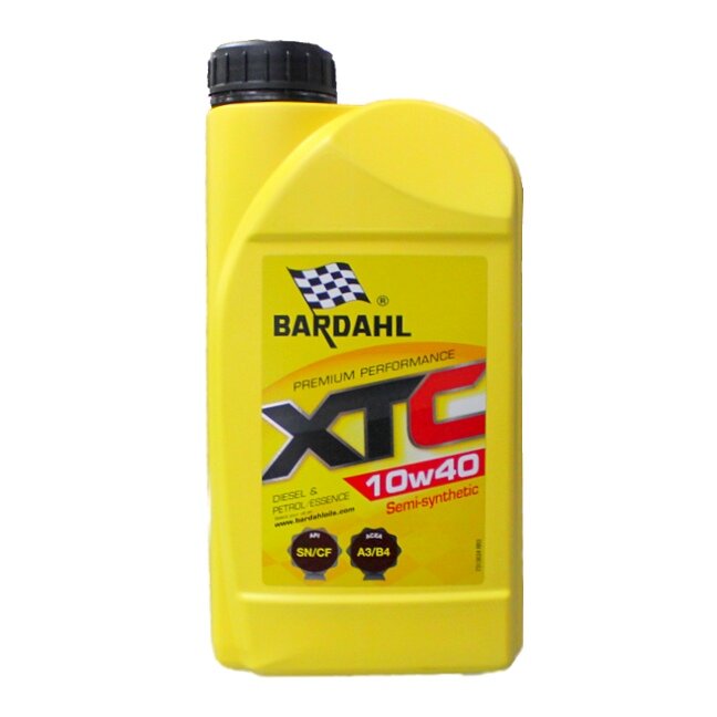 

Масло моторное Bardahl XTC 10w40 полусинтетическое, SL/CF, ACEA A3/B3/B4, универсальное, 1л, арт. 36241