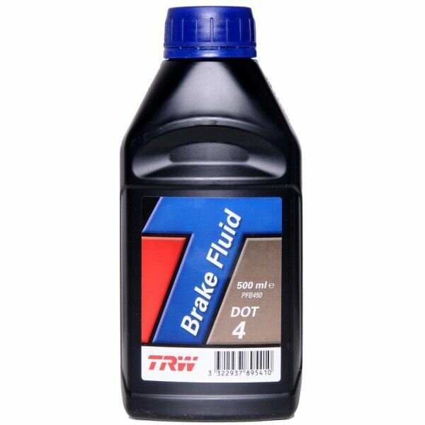 

Жидкость тормозная TRW Brake Fluid, DOT-4, ABS, 500мл, арт. PFB450