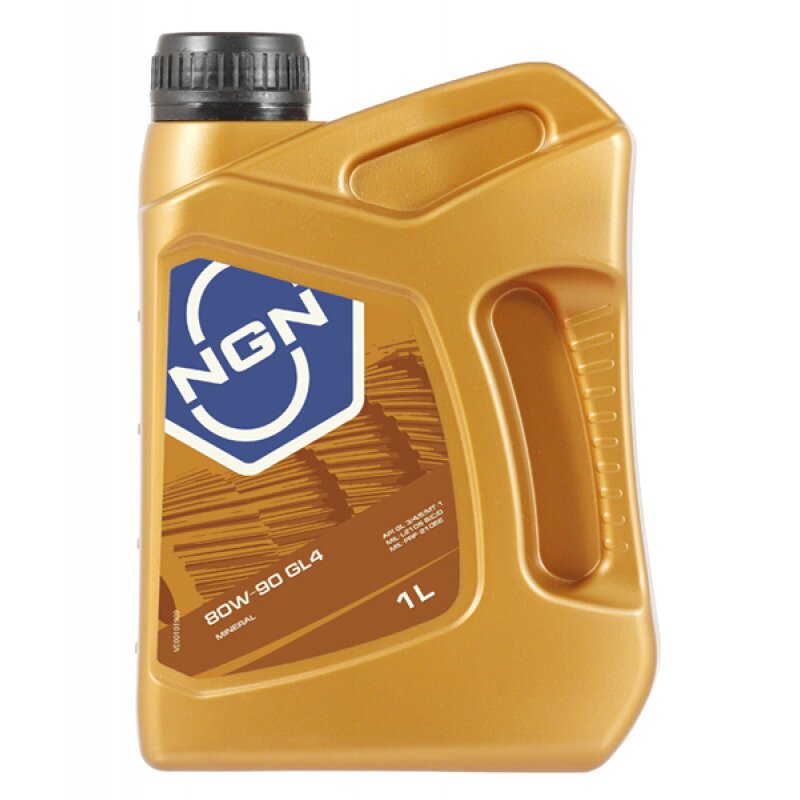 

Масло трансмиссионное NGN 80w90 минеральное, GL-4, 1л, арт. V172085611