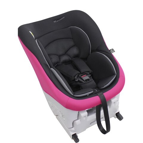 

Автокресло детское Ailebebe Carmate Cute Fix, группа 0+, ISOFIX (A, B, B1, C, D, E), черно-розовое