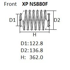 

Пружина подвески NHK XP, арт. XP NS880F