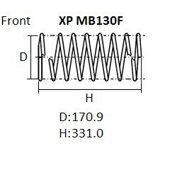 

Пружина подвески NHK XP, арт. XP MB130F