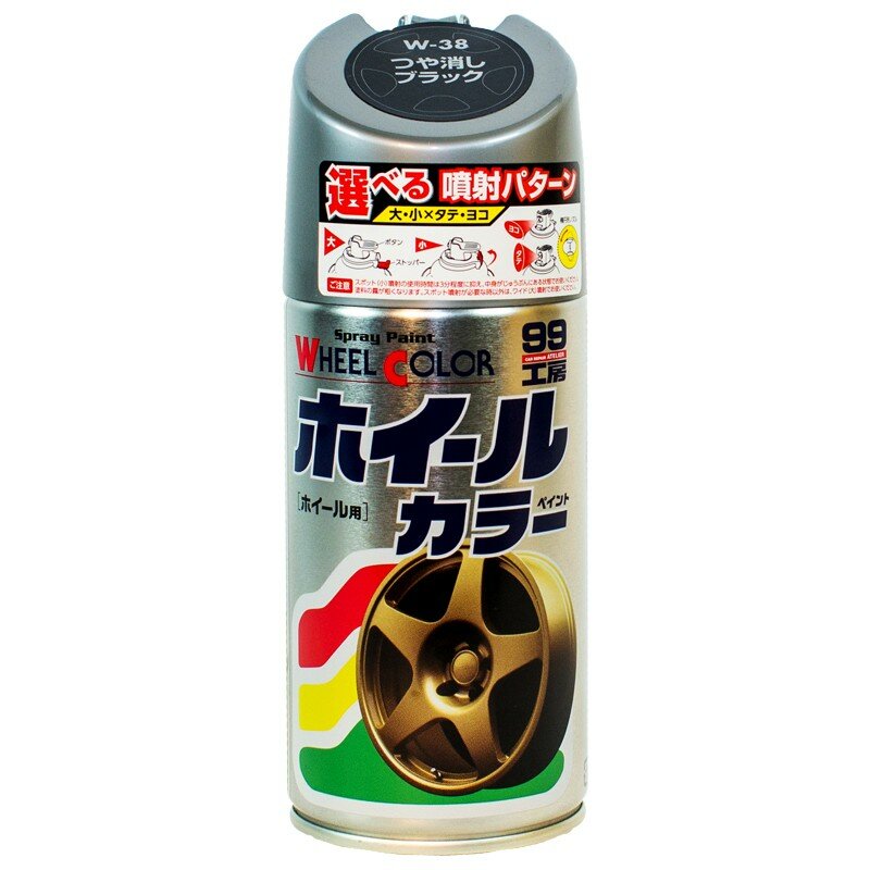 

Краска для дисков Wheel color paint, Матово-черный, 300мл, арт. 07538