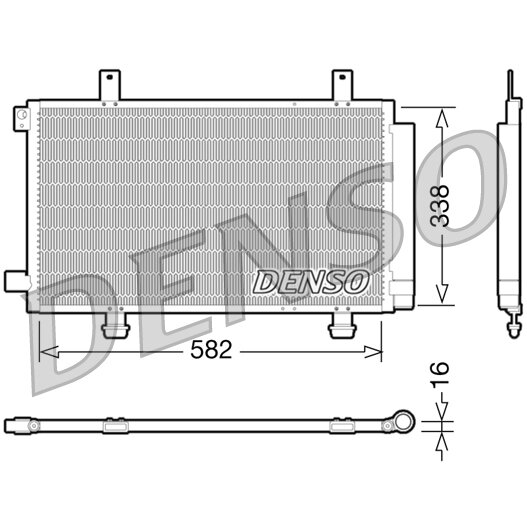 

Радиатор кондиционера Denso, арт. DCN47002