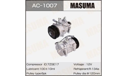 Компрессоры кондиционера MASUMA, RAV4 / ZSA44L. RUS / 3ZRFE, 3ZRFAE