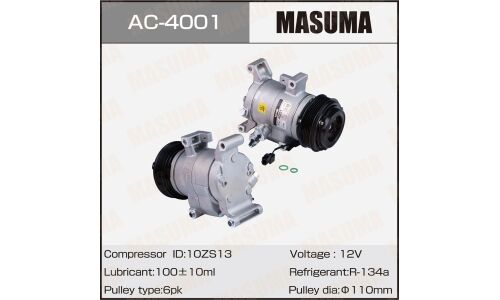 Компрессоры кондиционера MASUMA, CX-5, MAZDA 6 / KE#, GL# / PE-VPS, SKYACTIV-G