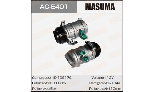 Компрессоры кондиционера MASUMA, BMW X5 (E53) / M54B30 (306S3), M57D30 (306D1), M62B44 (448S2)