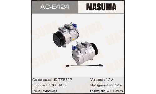 Компрессоры кондиционера MASUMA, MERCEDES-BENZ E-CLASS (W211), CLS (C219) / M272.964, OM648.961