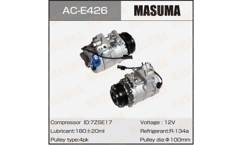 Компрессоры кондиционера MASUMA, BMW 5-SERIES (E61), 7-SERIES (E66) / M57D30 (306D2), M54B30 (306S3)