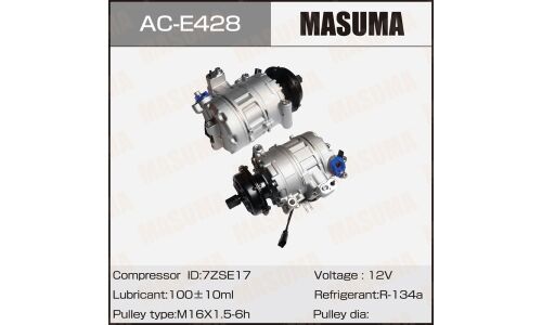 Компрессоры кондиционера MASUMA, VOLKSWAGEN TOUAREG, TRANSPORTER / AXD, BPC, BPE