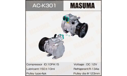Компрессоры кондиционера MASUMA, HYUNDAI TUCSON I, KIA SPORTAGE II / BETA