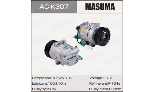 Компрессоры кондиционера MASUMA, KIA SPORTAGE IV / 2.0L NU