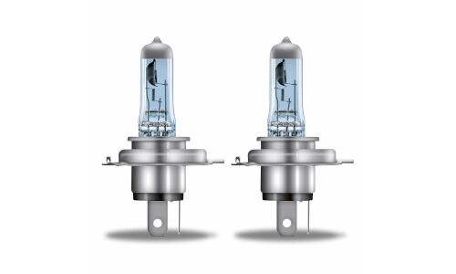 Лампа галогенная Osram Cool Blue Intense H4 (P43t, T16), 12В, 60/55Вт, 4200К, комплект 2 шт, арт. 64193CBIHCB