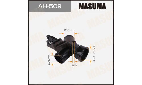 Патрубок системы охлаждения MASUMA, TOYOTA / 2ZRFE