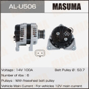 Генератор MASUMA, GM / A18XER, A16LET, A 16 XER (14V/100A)