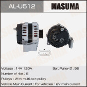 Генератор MASUMA, OPEL / Z32SE (14V/120A)