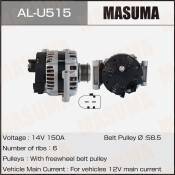 Генератор Masuma, для Ford, арт. AL-U515