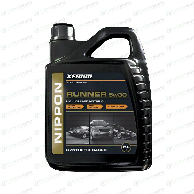 Масло моторное Xenum Nippon Runner 5w30 синтетическое, SN/CF, ACEA A3 ...