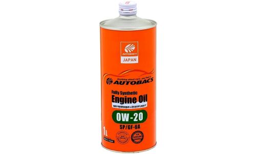 Масло моторное Autobacs Engine Oil 0w20, синтетическое, API SP, ILSAC GF-6A, для бензинового двигателя, 1л, арт. A01508394 (Япония)