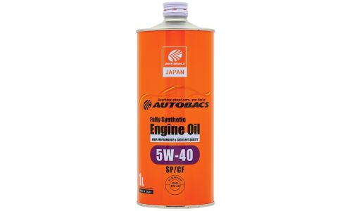 Масло моторное Autobacs Engine Oil 5w40, синтетическое, API SP/CF, универсальное, 1л, арт. A01508403 (Япония)