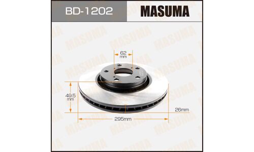Тормозной диск Masuma передний, арт. BD-1202