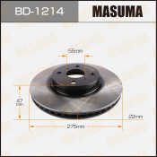 Тормозной диск Masuma, арт. BD-1214