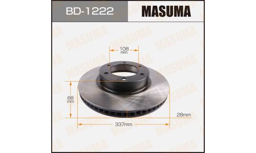 Тормозной диск Masuma, арт. BD-1222