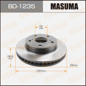 Тормозной диск Masuma передний, арт. BD-1235