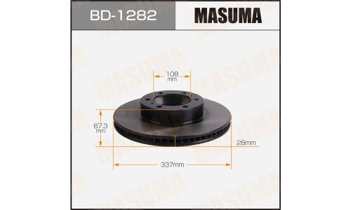 Диск тормозной MASUMA, front TOYOTA FORTUNER / GUN156L
