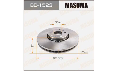 Тормозной диск Masuma передний, арт. BD-1523